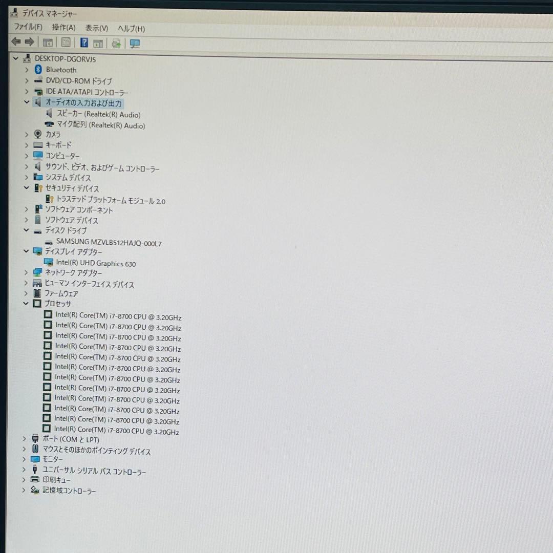 レノボ ThinkCentre M920z i7-8700 16GB 512GB