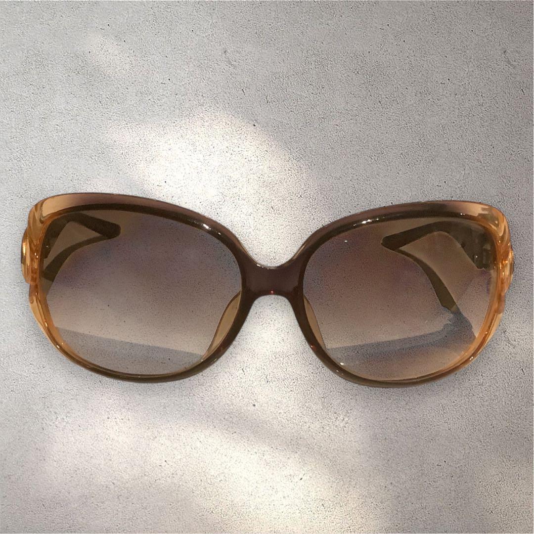 Christian Dior ブラウン サングラス 極美品 レディース／メンズ