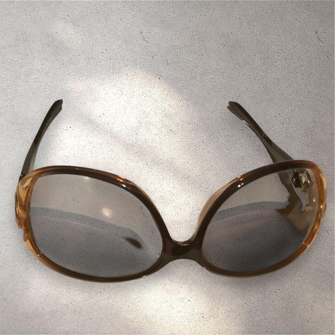 Christian Dior ブラウン サングラス 極美品 レディース／メンズ