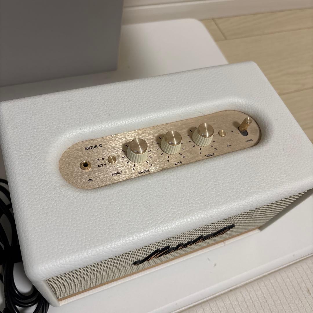 Marshall Action II Bluetoothスピーカー ホワイト
