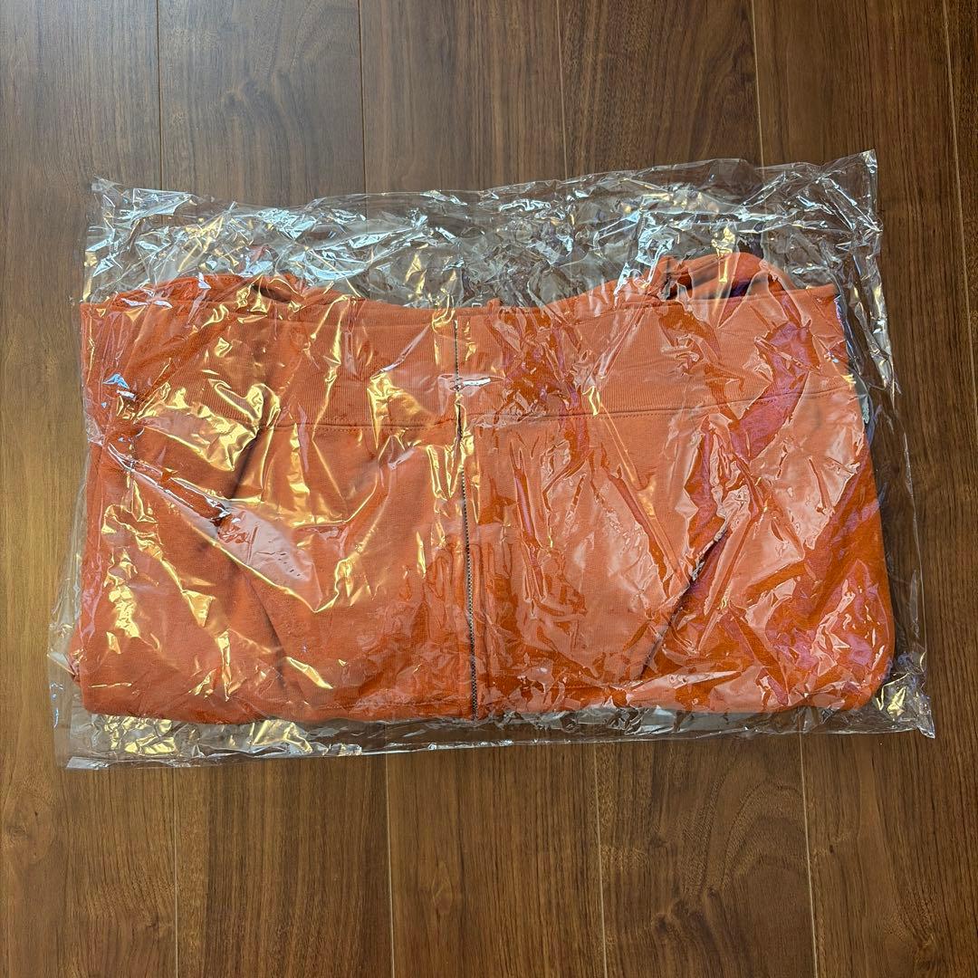 【新品】collegiate applique zip up hooded