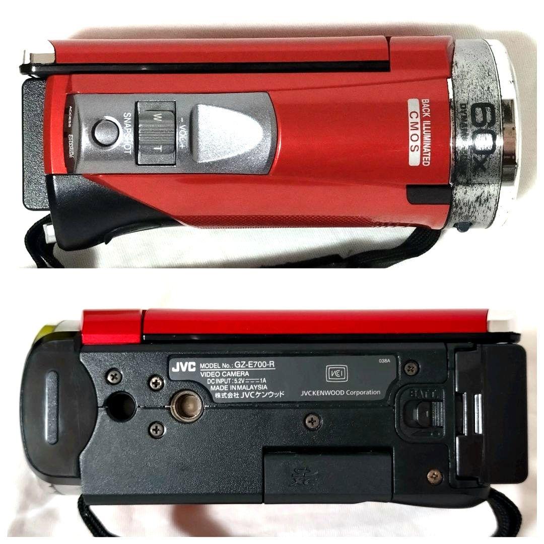 Victor　GZ-E700-R　Everio　ビデオカメラ　フルハイビジョン