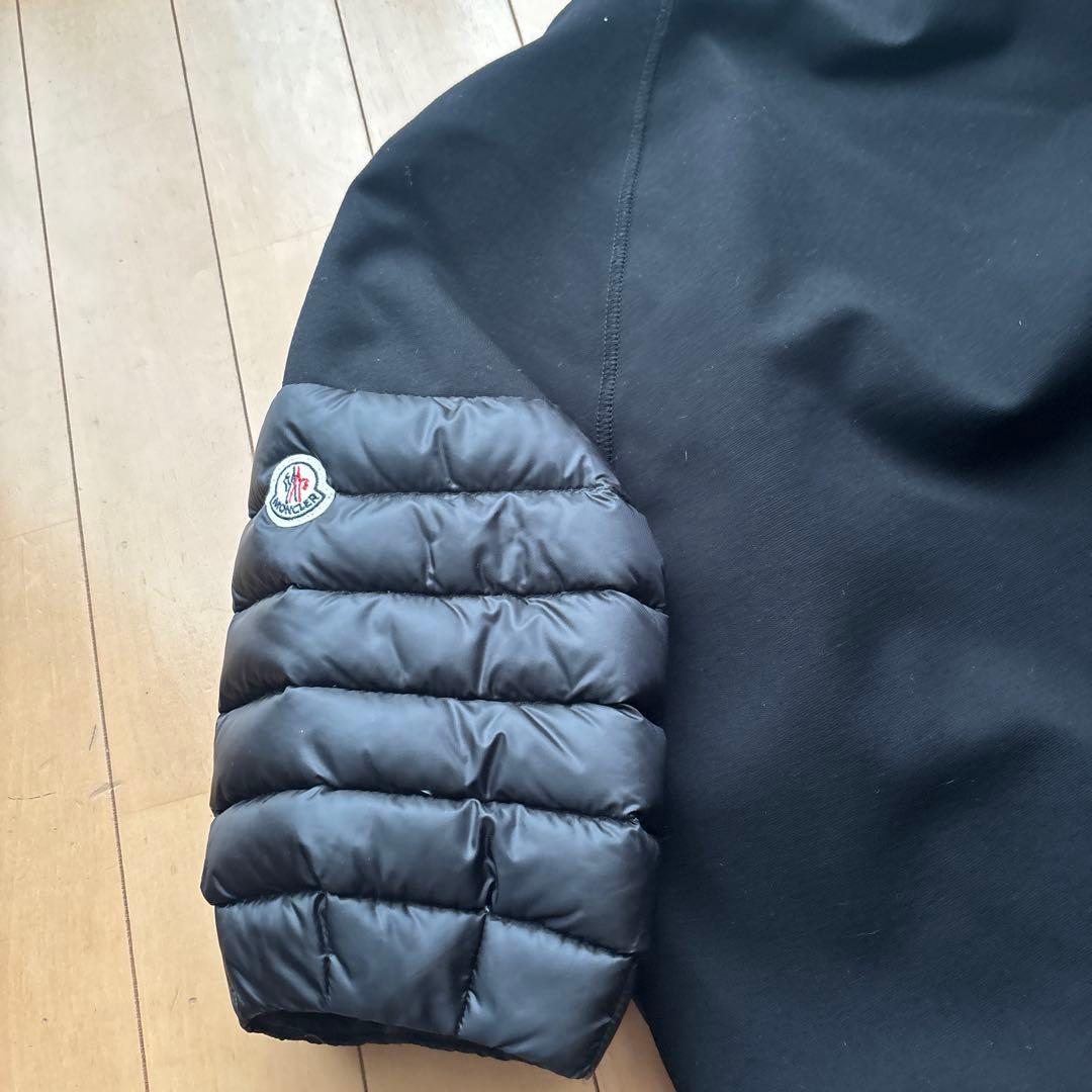 MONCLER ブラック ダウンジャケット XS