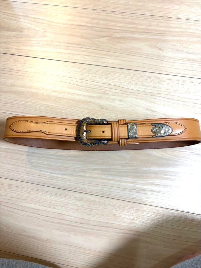 ベルト(FUNNY） バックル(ELKCREEK STERLING925)