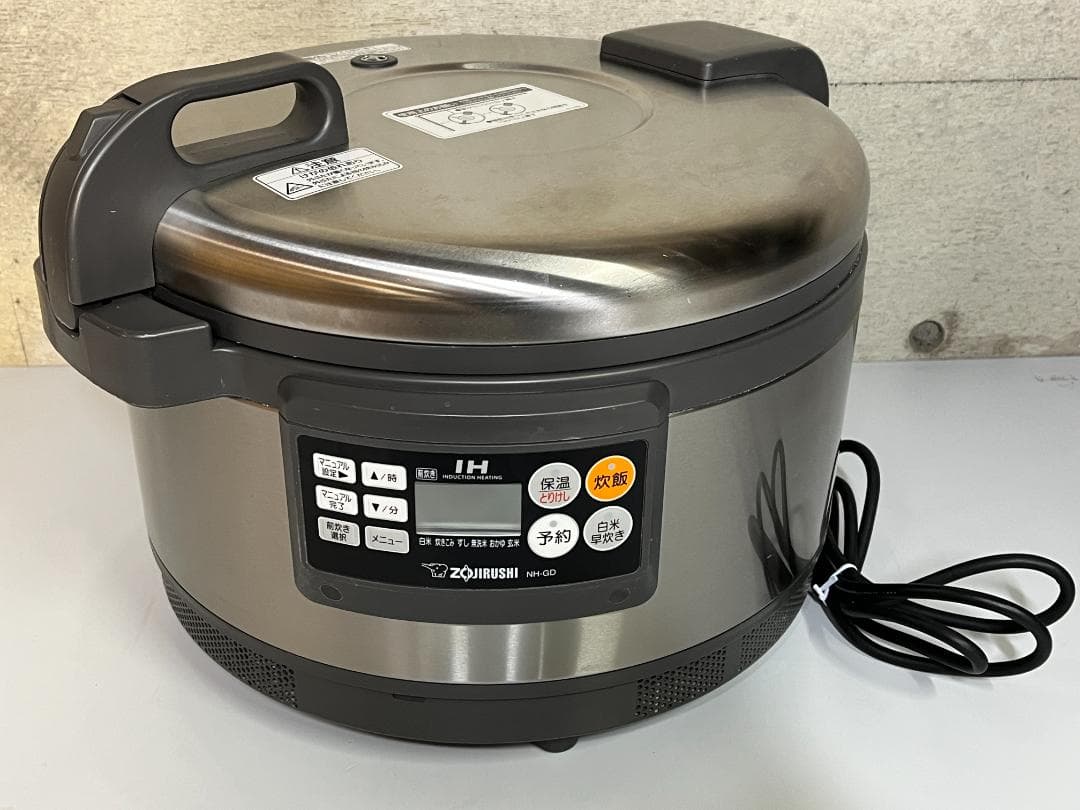 【動作OK】ZOJIRUSHI 業務用IH炊飯ジャー NH-GD36-XA