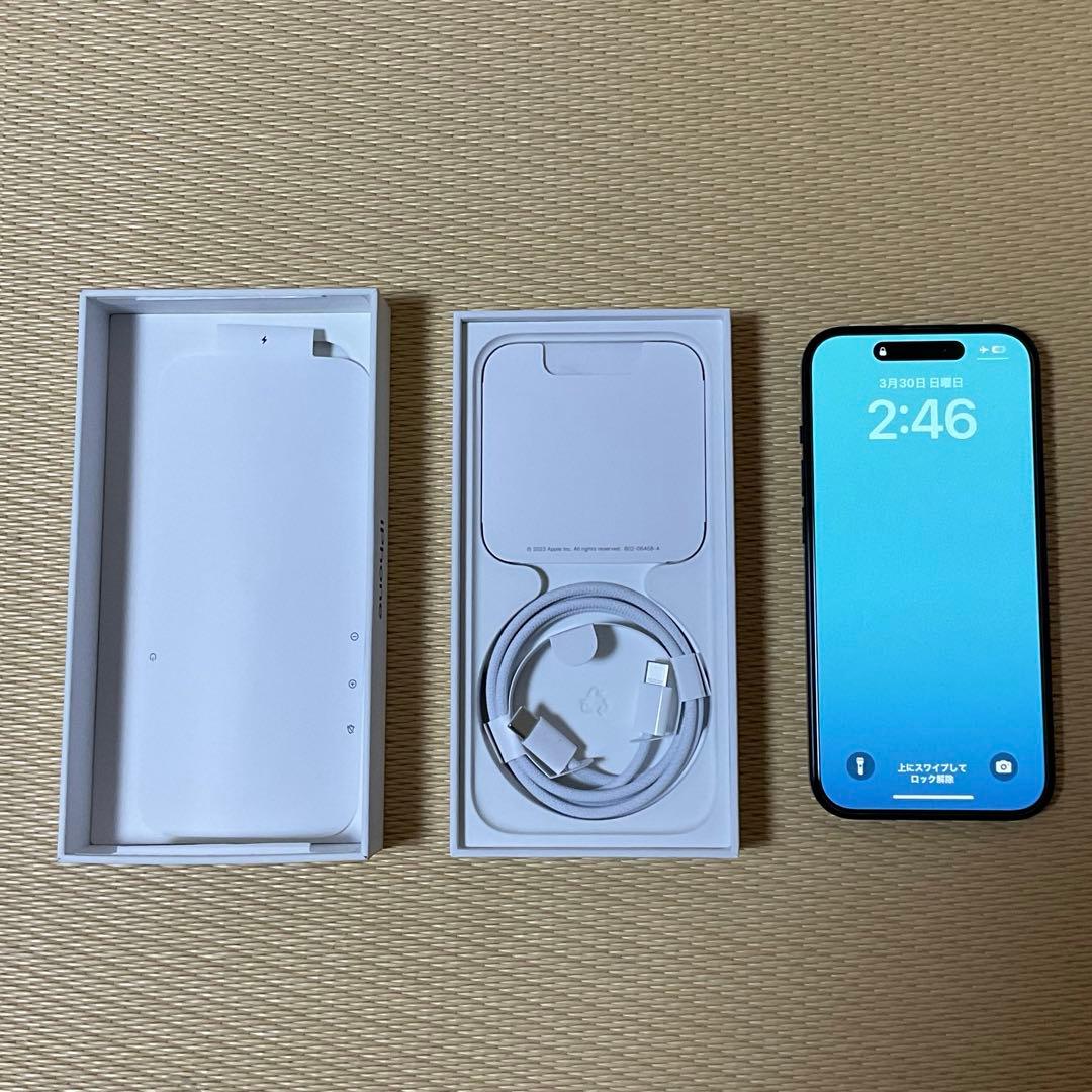 Apple iPhone 15 126GB ブラック 本体
