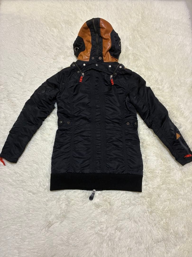 AVIREX N2B セカンド リモデルフライトジャケット ミリタリー ブラック