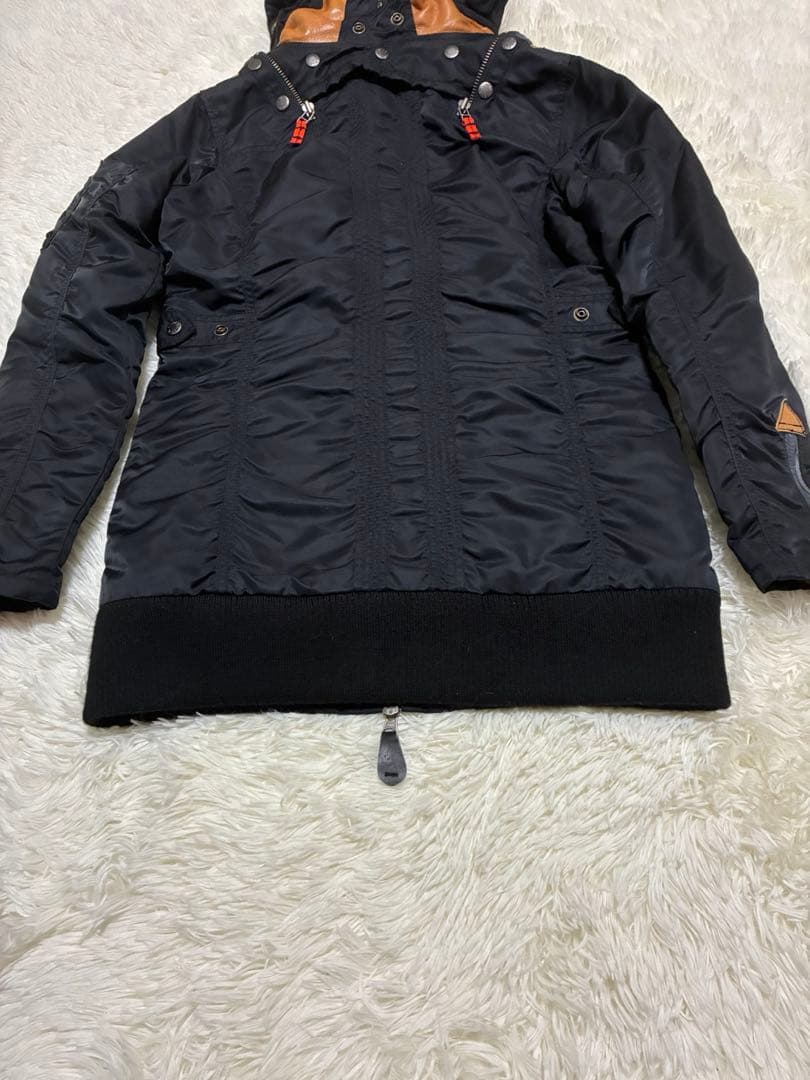 AVIREX N2B セカンド リモデルフライトジャケット ミリタリー ブラック