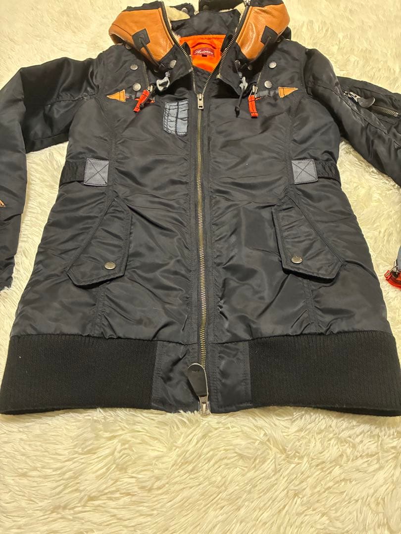 AVIREX N2B セカンド リモデルフライトジャケット ミリタリー ブラック