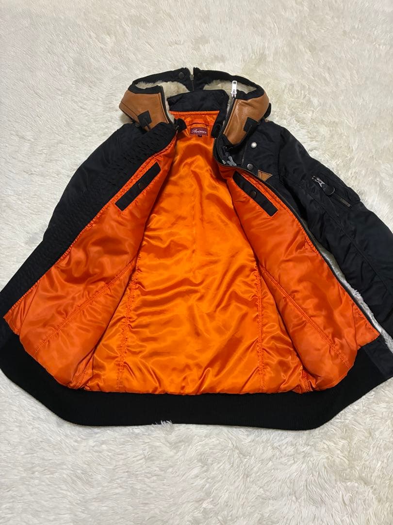 AVIREX N2B セカンド リモデルフライトジャケット ミリタリー ブラック