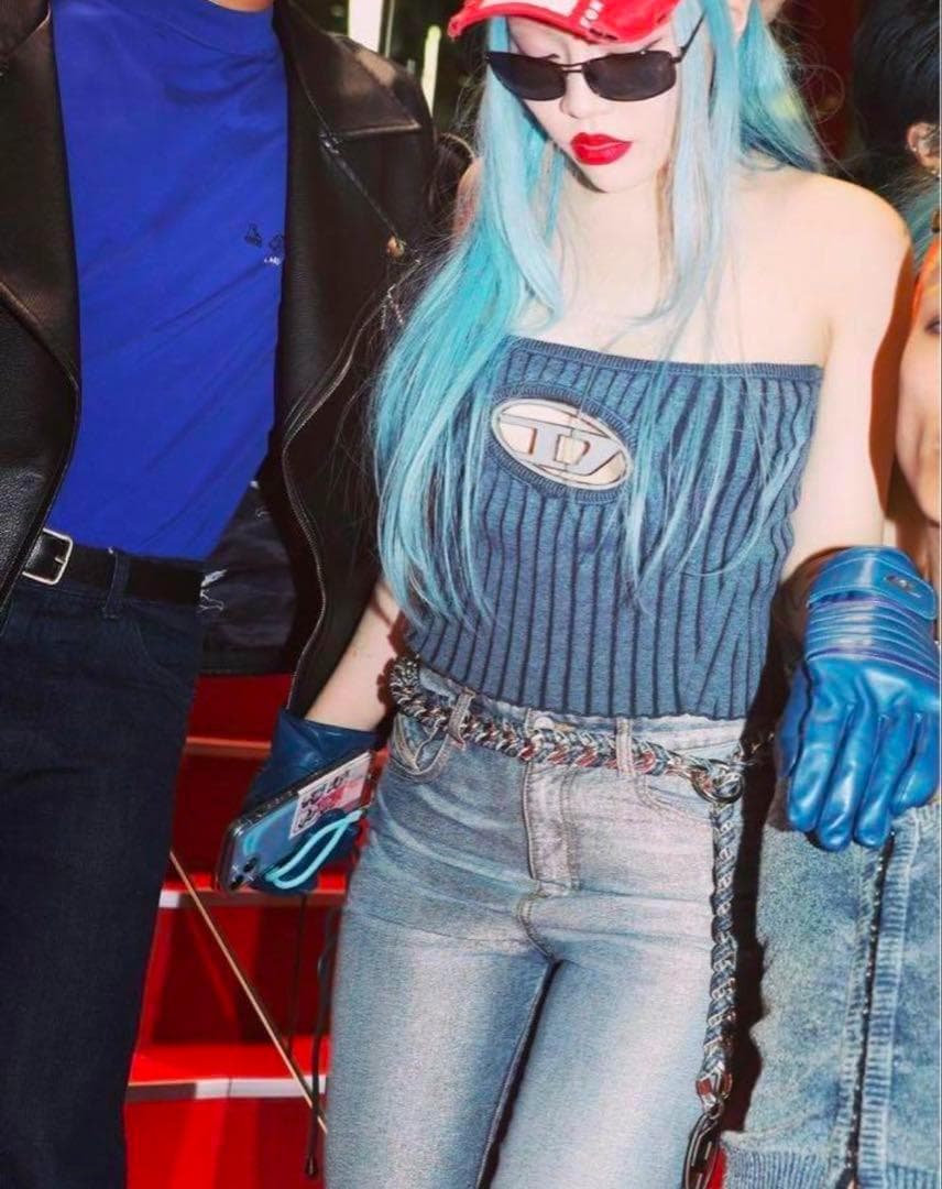 完売品 カズハ着用 DIESEL ディーゼル チューブトップ ベアトップ xs