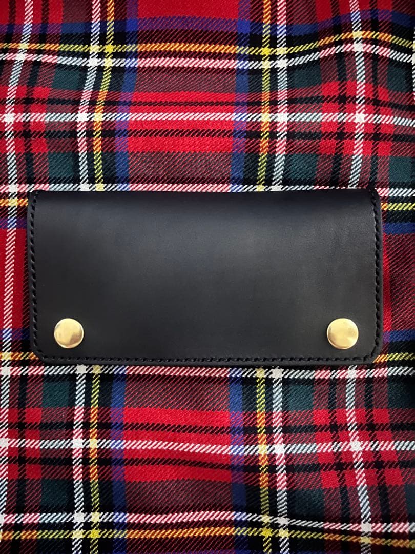 トラッカーウォレット Mサイズ　真鍮カスタムVer