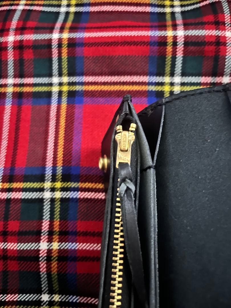 トラッカーウォレット Mサイズ　真鍮カスタムVer