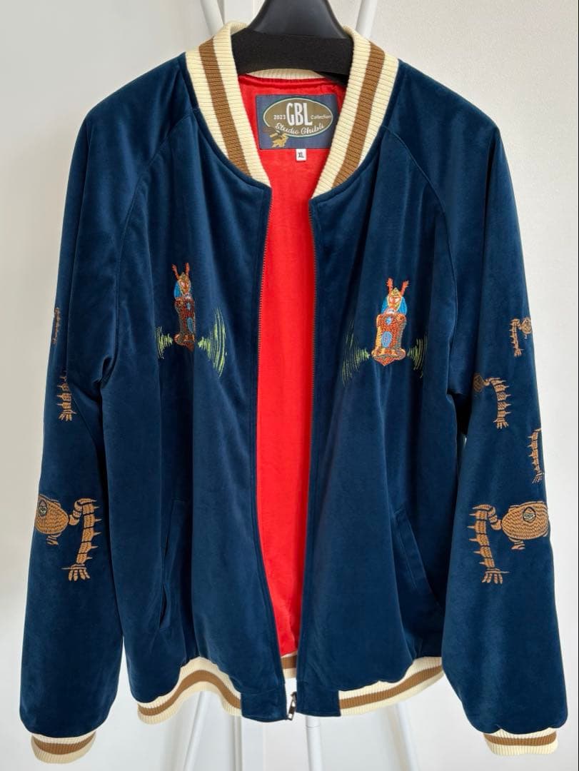 【GBL】天空の城ラピュタ 別珍スカジャン サイズXL