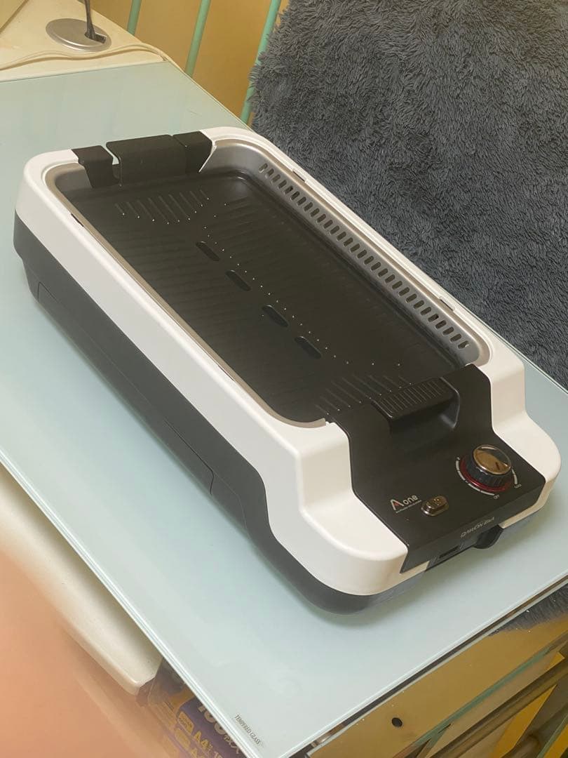 新製品　Ａ-ＯＮＥ　エーワン　焼肉グリル　ホワイト　焼肉プレート　ホットプレート