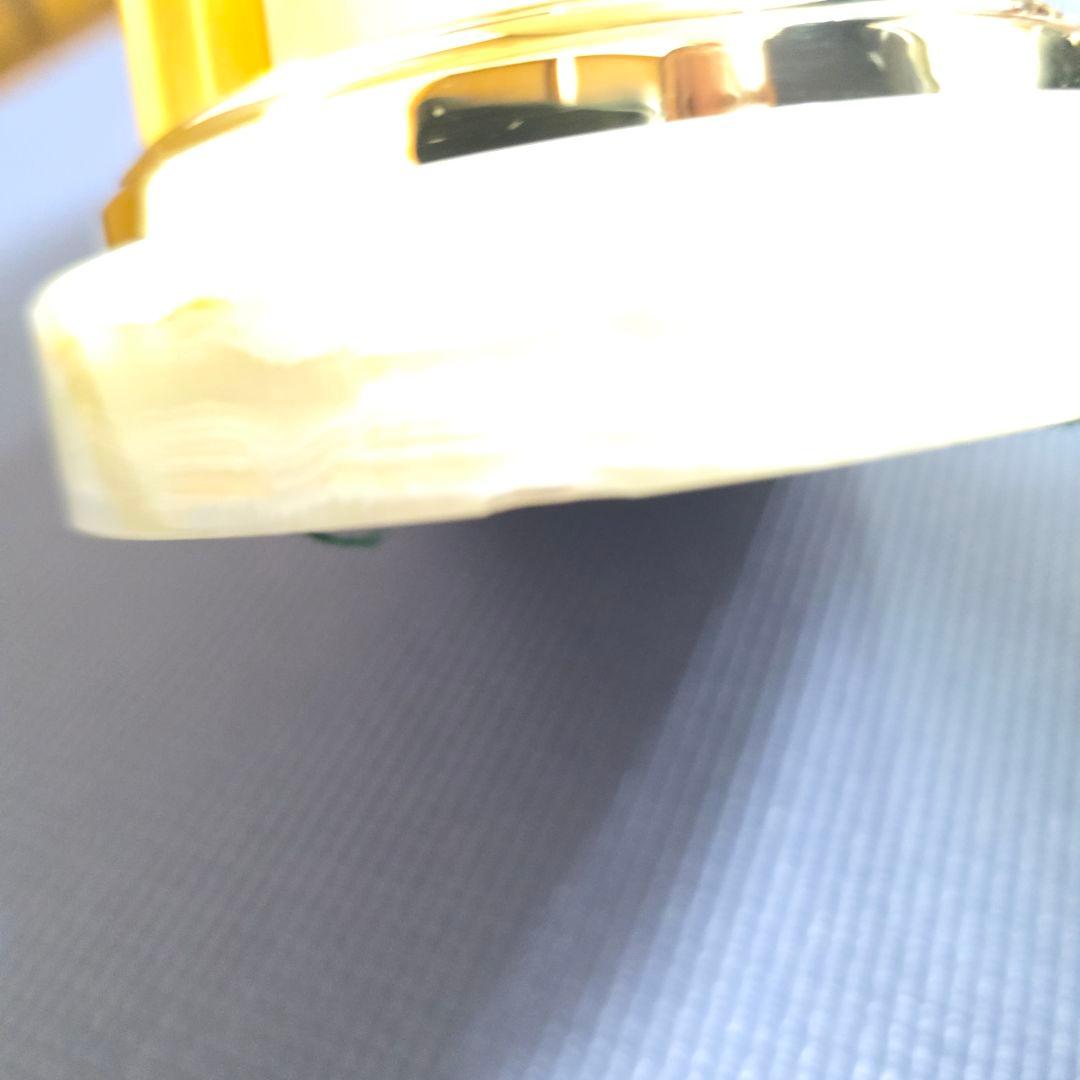 【69】【リズム高級置き時計】クイーンエリザベス2 置き時計　大理石　からくり