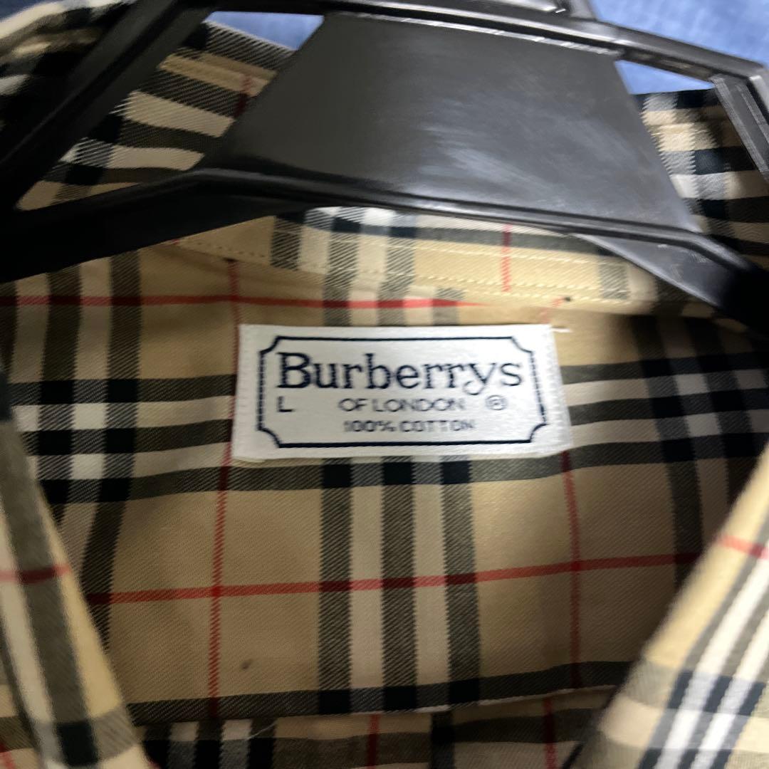 S*a様 Burberry's チェック柄 長袖シャツ Lサイズ