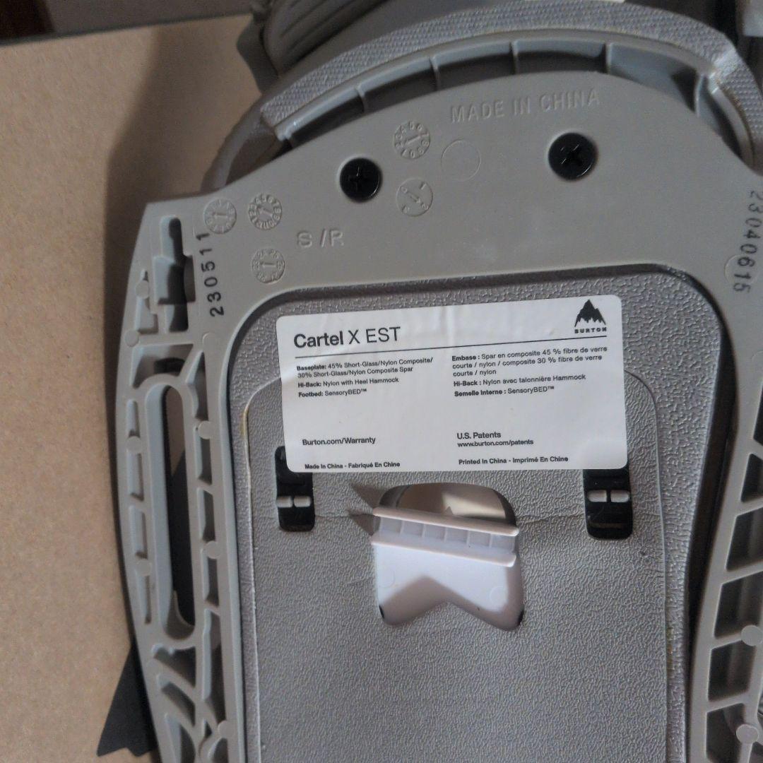 Cartel X EST S Burton スノーボードビンディング23-24
