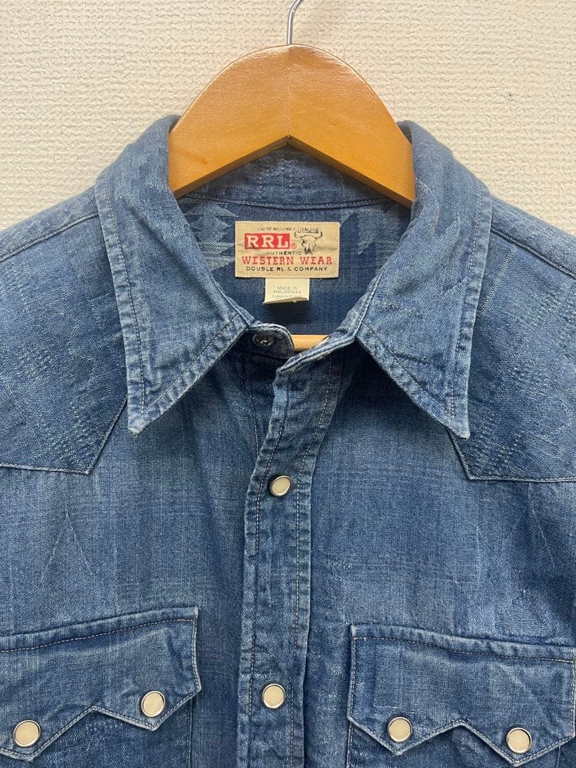RRL ウエスタンシャツ　SIZE M