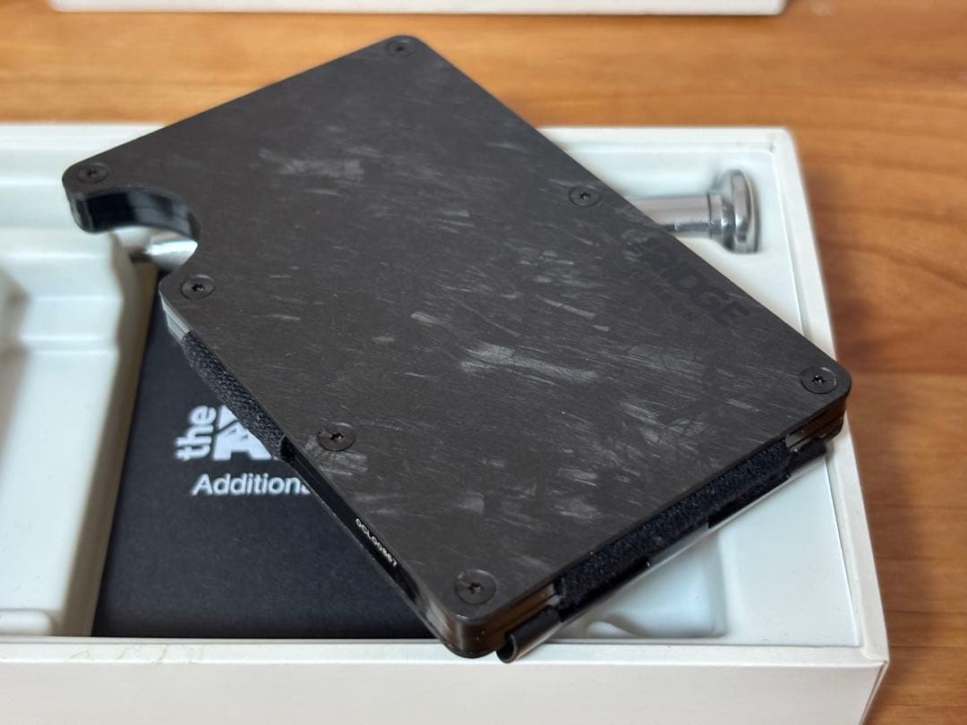 THE RIDGE マネークリップ フォージドカーボン