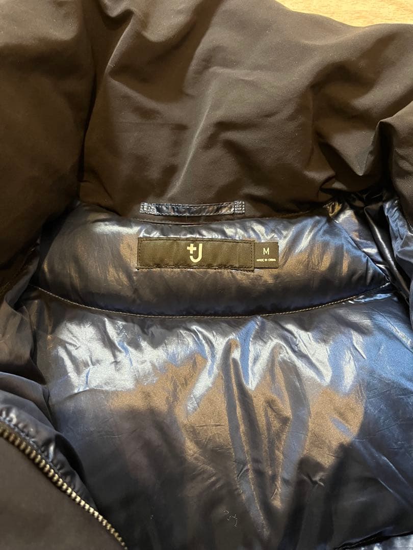 UNIQLO ＋Jハイブリッドダウンジャケット M ネイビー　＋Ｊコラボ美品