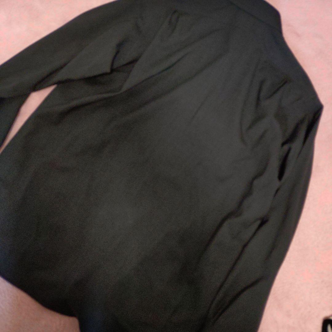 WRAVEE ウールビジネスシャツ ダークグレー