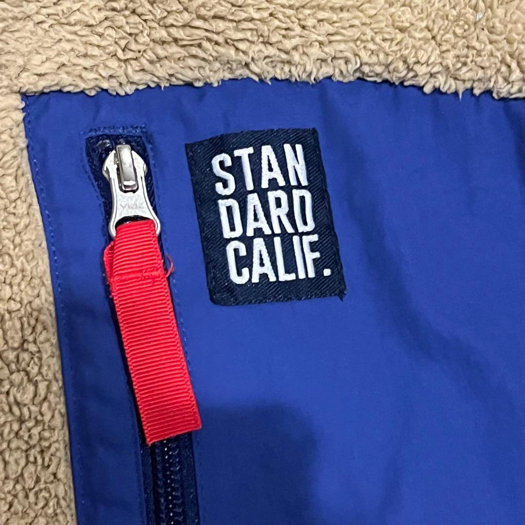 スタンダードカリフォルニア　パイル　プルオーバー　フリース　ベージュ　スタカリ