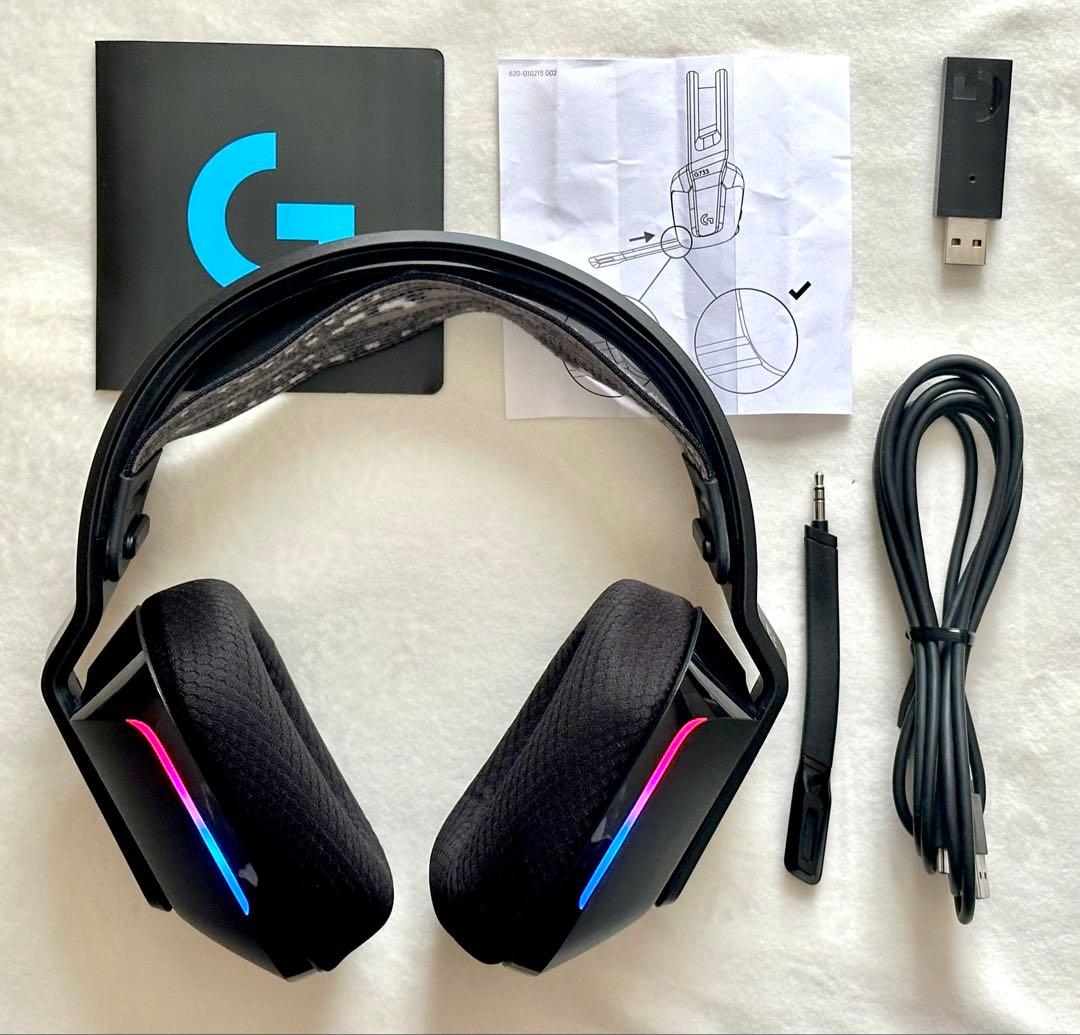 Logicool G733 ワイヤレス ゲーミングヘッドセット