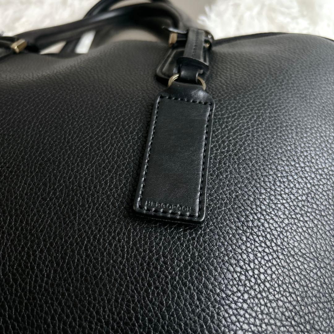 美品◎HERGOPOCH ビジネスバッグ 2way レザー A4 ブラック