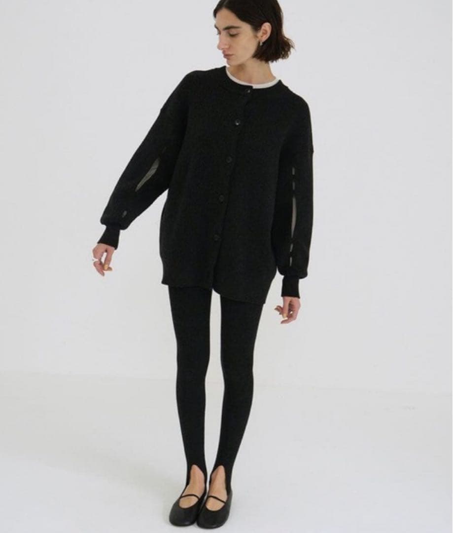 【CLANE】W FACE COLOR MIX HOLE SLEEVE C/D