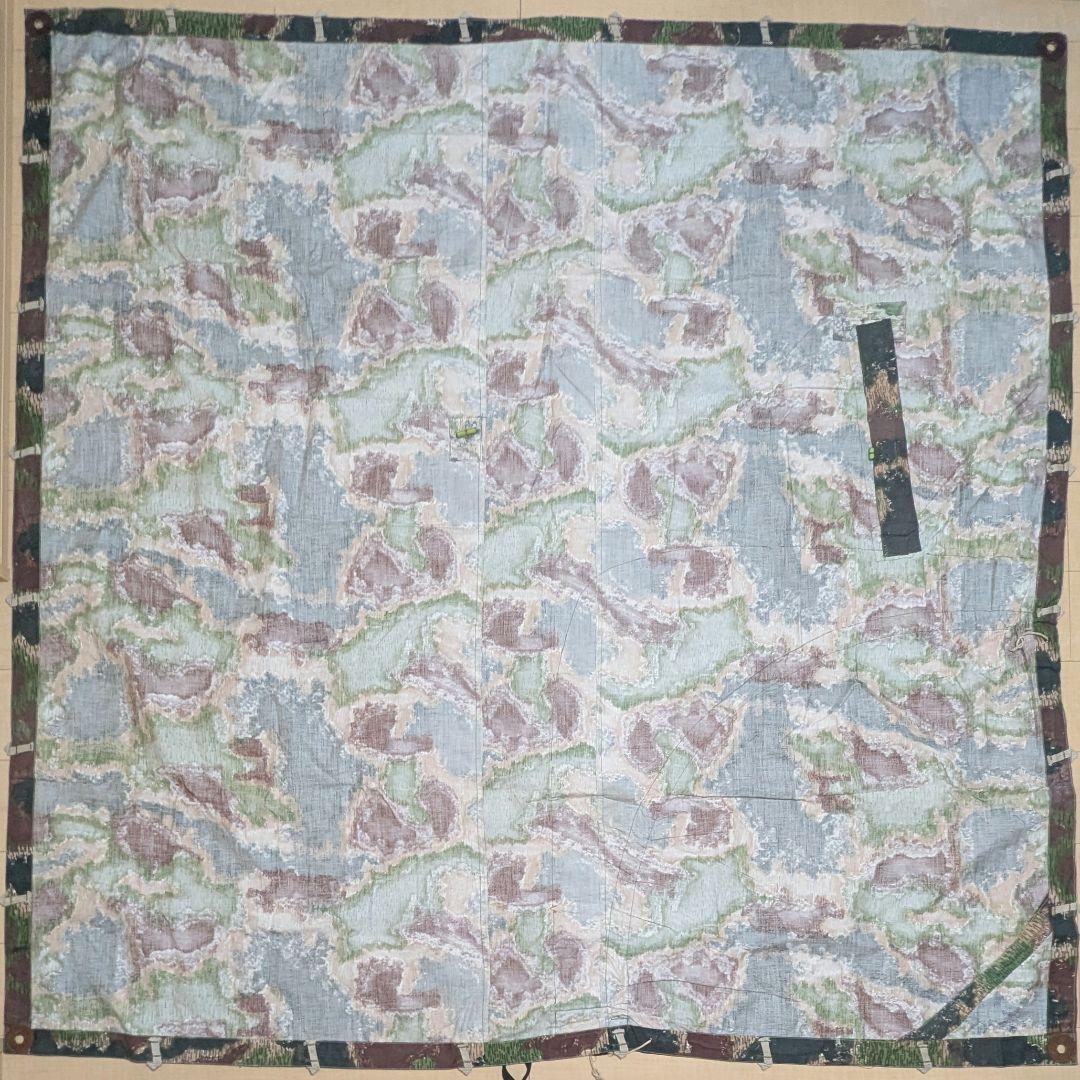 [チェコ軍] 50s チェコスロバキア軍 軍幕 テント キャンプ 実物 タープ