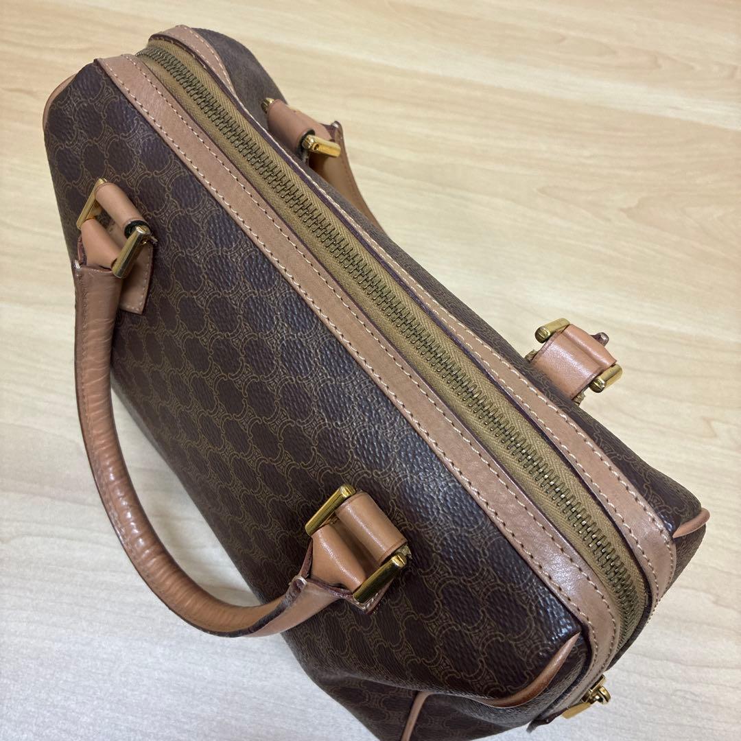 CELINE セリーヌ　マカダム柄　ハンドバッグ　ミニボストン