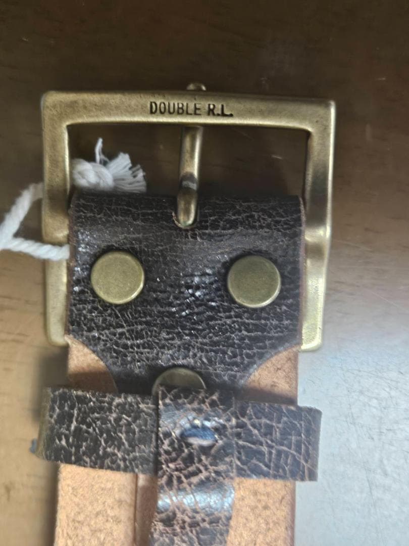 【新品未使用】DOUBLE RL本牛革アメリカンヴィンテージ仕上げ36