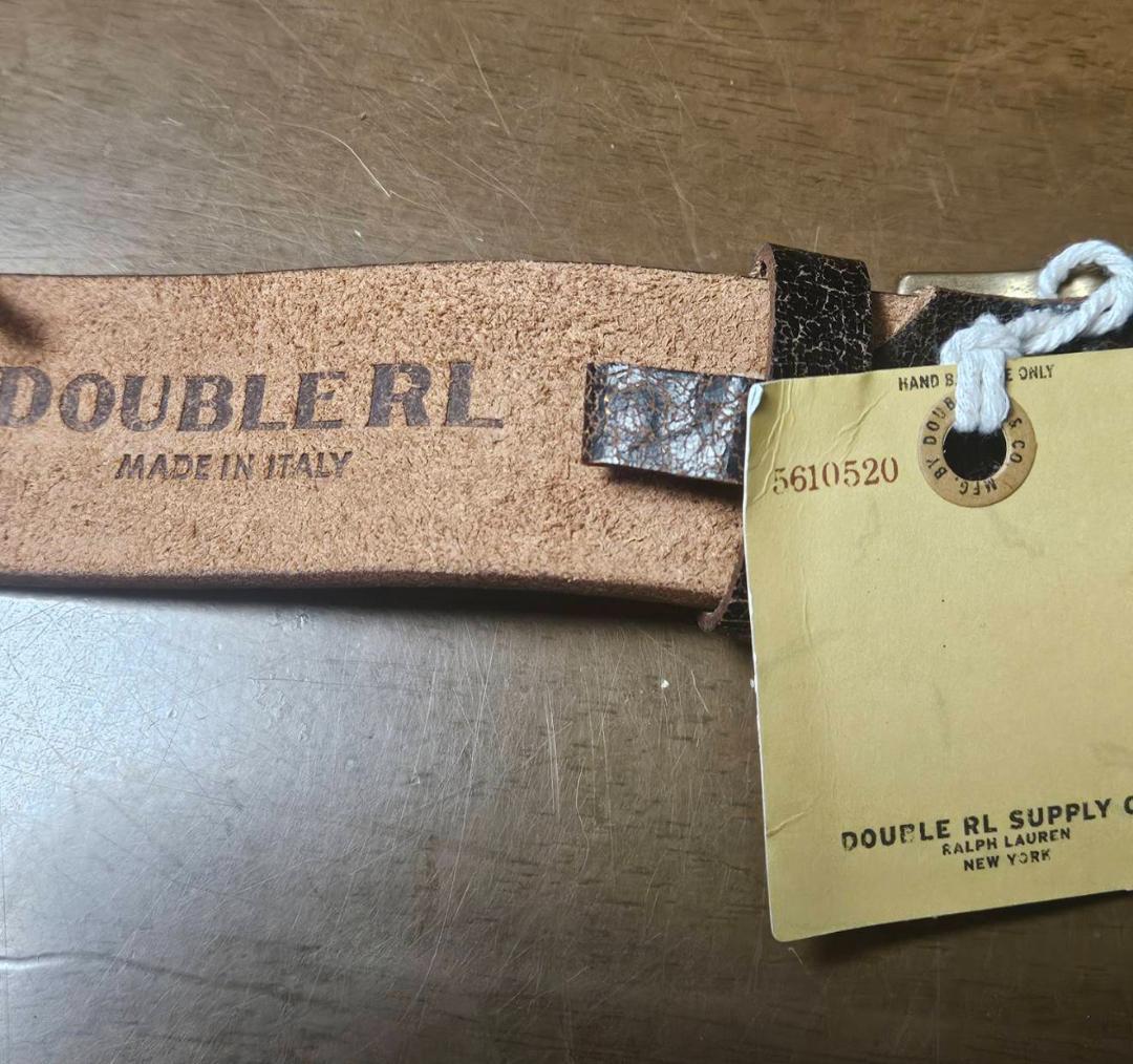 【新品未使用】DOUBLE RL本牛革アメリカンヴィンテージ仕上げ36