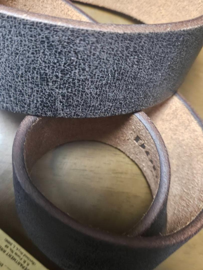 【新品未使用】DOUBLE RL本牛革アメリカンヴィンテージ仕上げ36