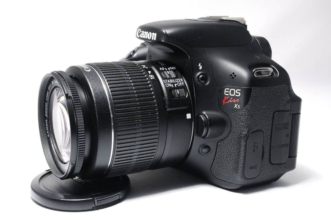 ♥超望遠レンズ付き❤️CANON KISS X5 一眼レフカメラ Wレンズ