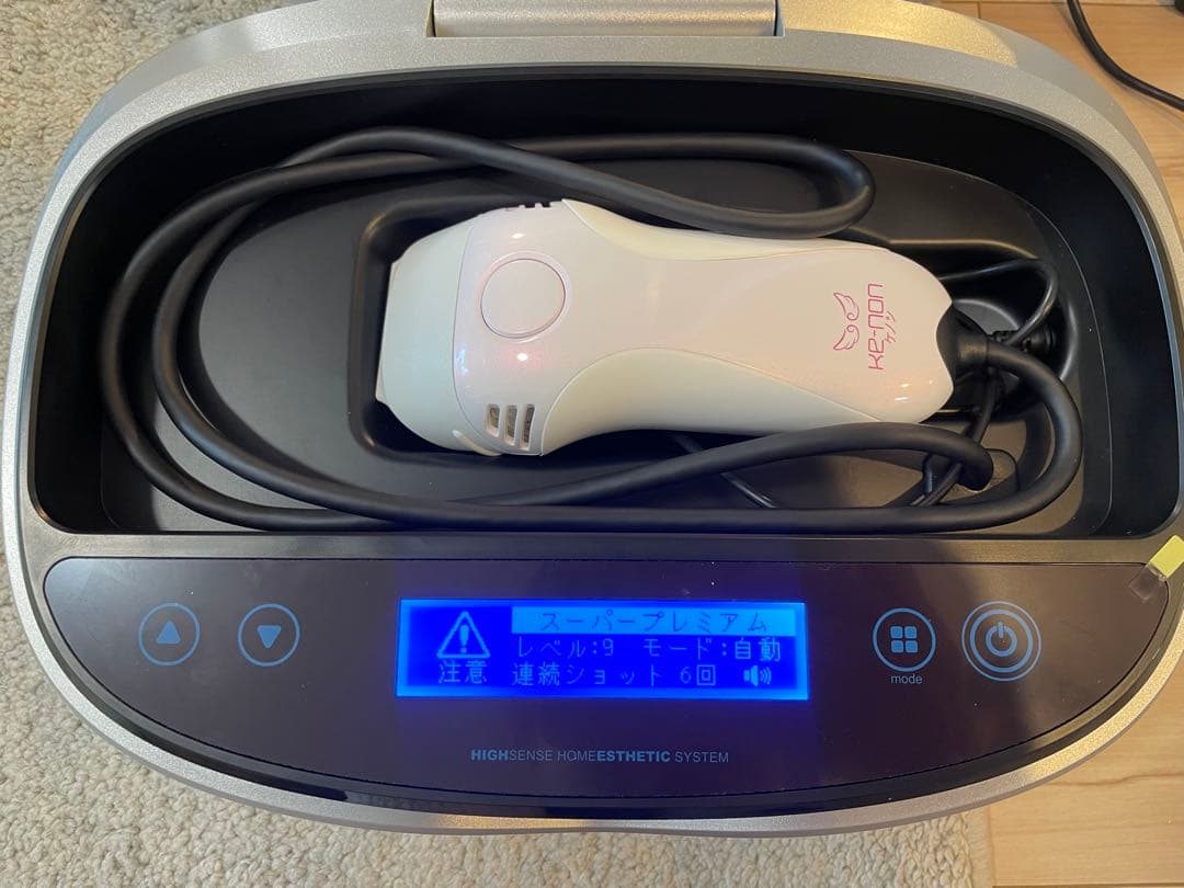 ケノン　脱毛器　ver8.0 プレミアムカートリッジ付き