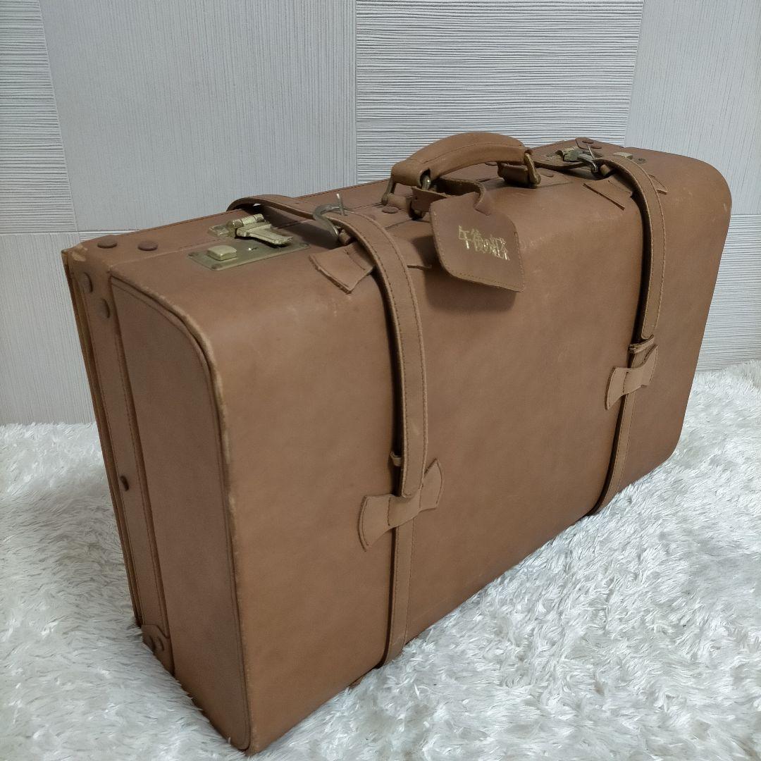 【希少 入手困難】 初代 コイズミトランク 午後の紅茶 オールレザースーツケース