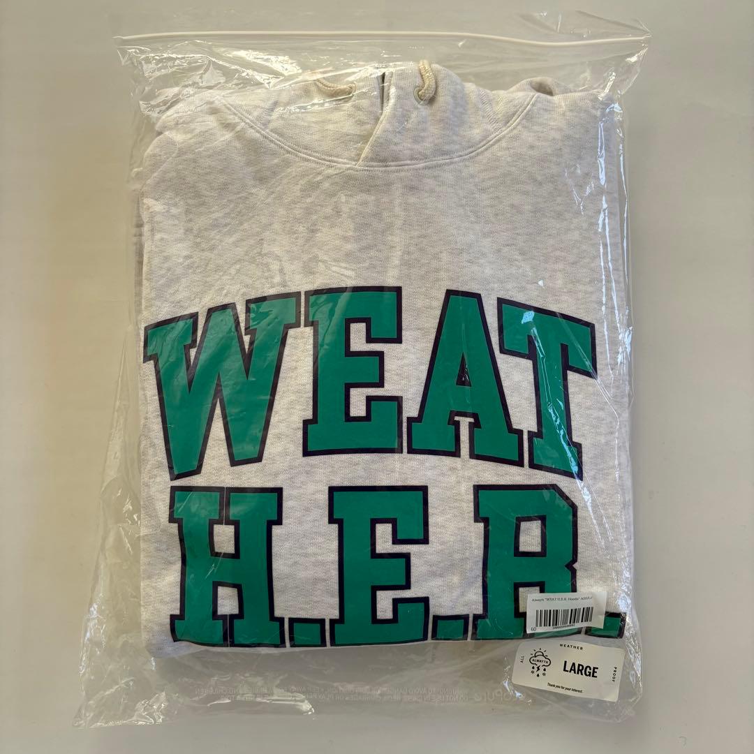 新品 Alwayth パーカー CREEK スウェット