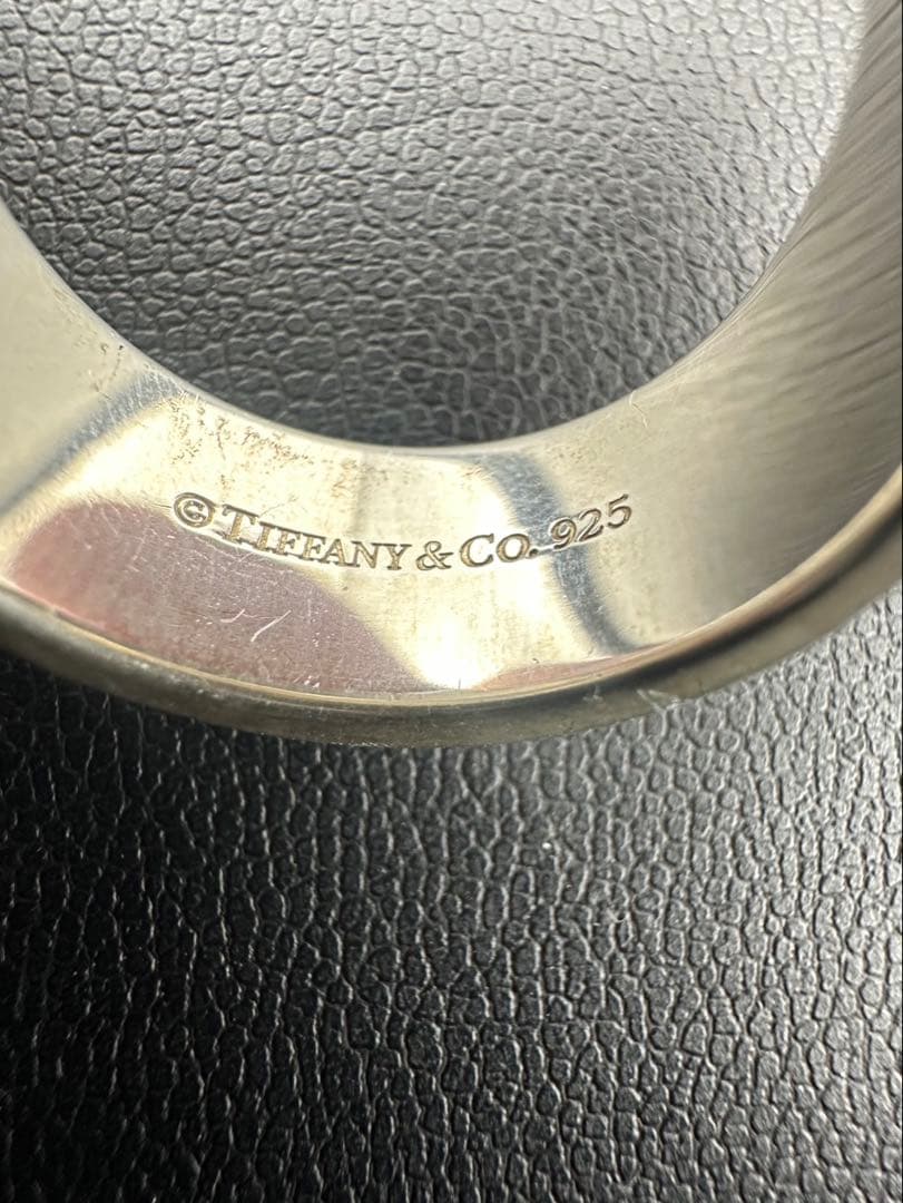 Tiffany&Co.ティファニーノーツワイドニューヨークリング 指輪 21号