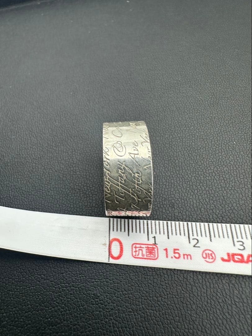 Tiffany&Co.ティファニーノーツワイドニューヨークリング 指輪 21号