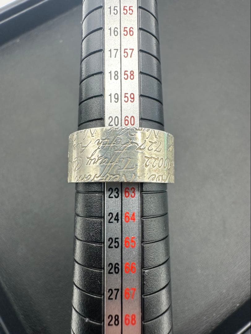 Tiffany&Co.ティファニーノーツワイドニューヨークリング 指輪 21号