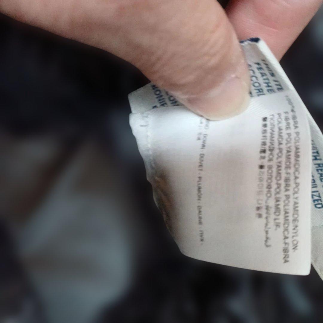 MONCLER (美品)ブラック (国内正規品)ダウンジャケット フード付き