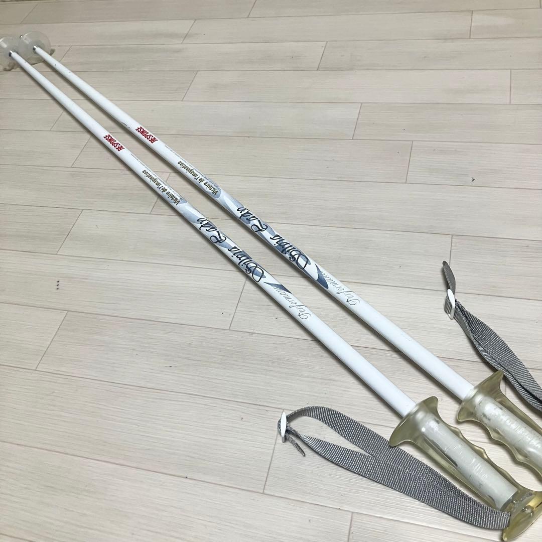 【良品】HEAD easy JOY ヘッド スキーセット142cm/ストック付