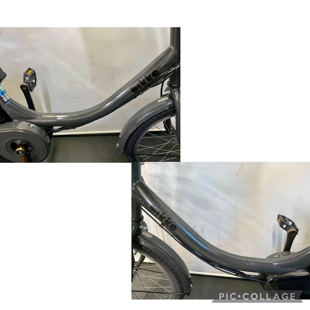 1年保証 送料無料　ブリヂストン　ビッケ　20インチ　グレー　電動アシスト自転車