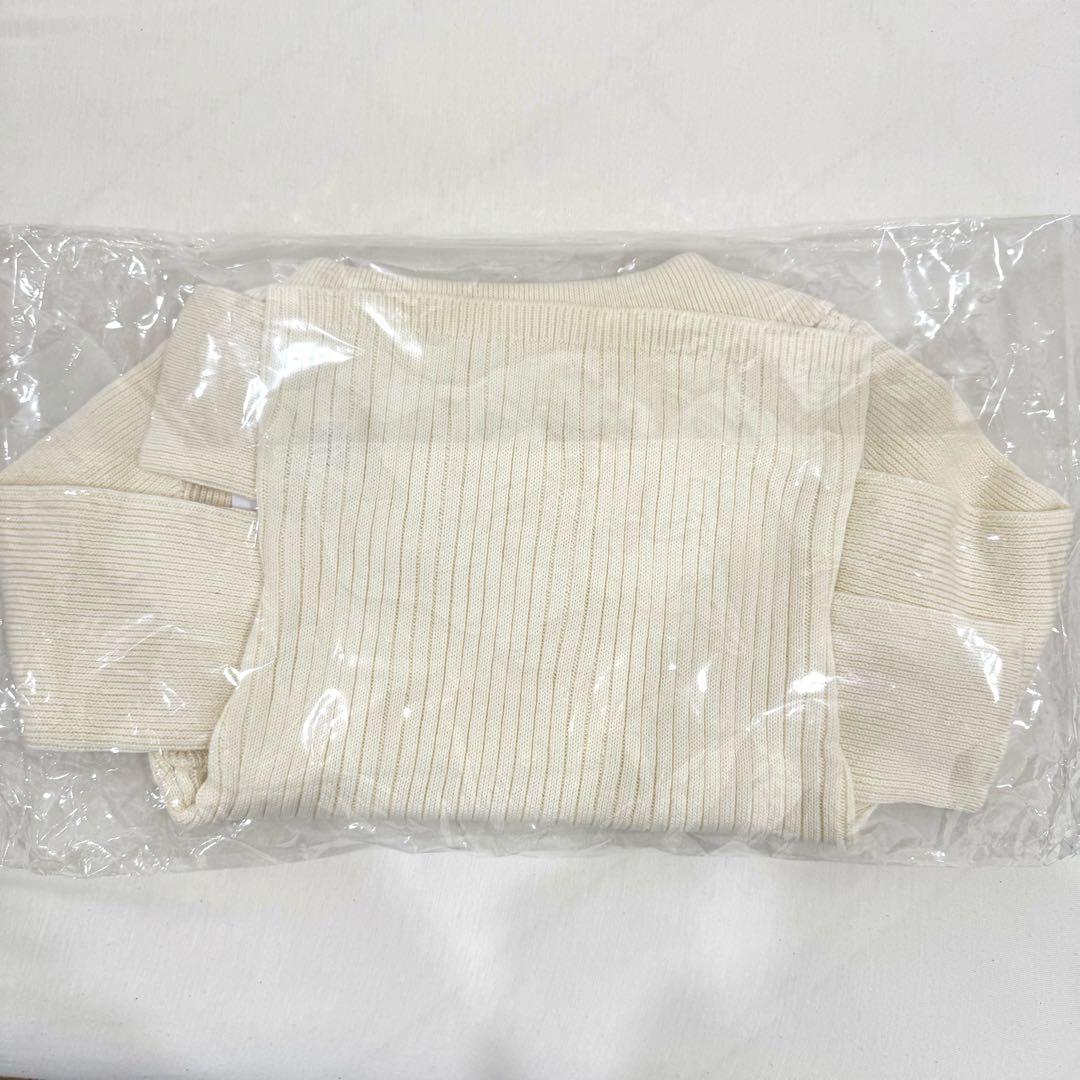 トップス andmary Lindsay logo tops ivory