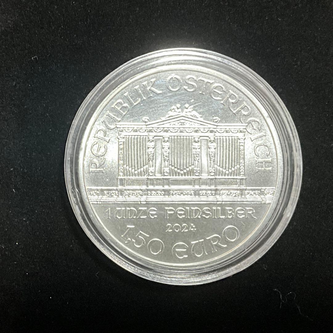 ウィーンフィルハーモニー 2024年発行 1オンス 純銀 袋と保証書付き