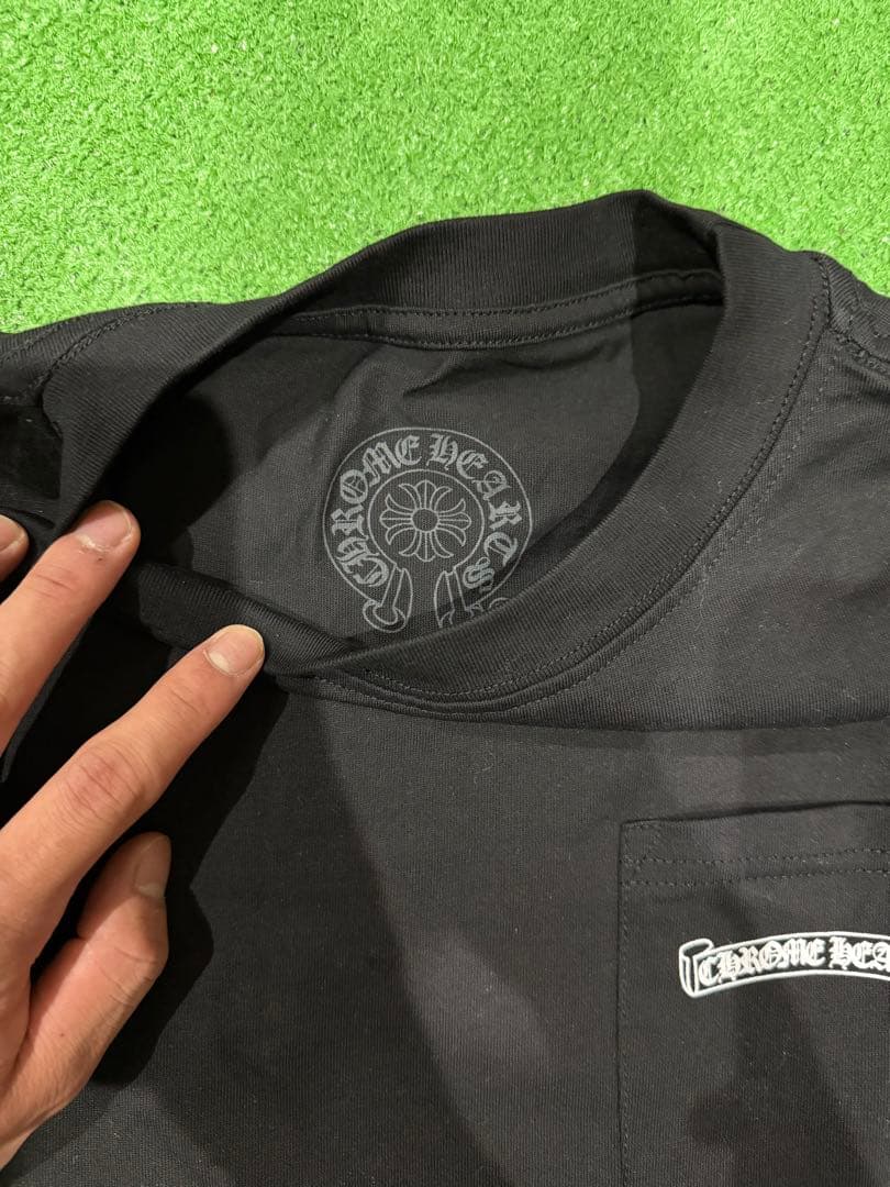 CHROME HEARTS風 ブラック長袖シャツ