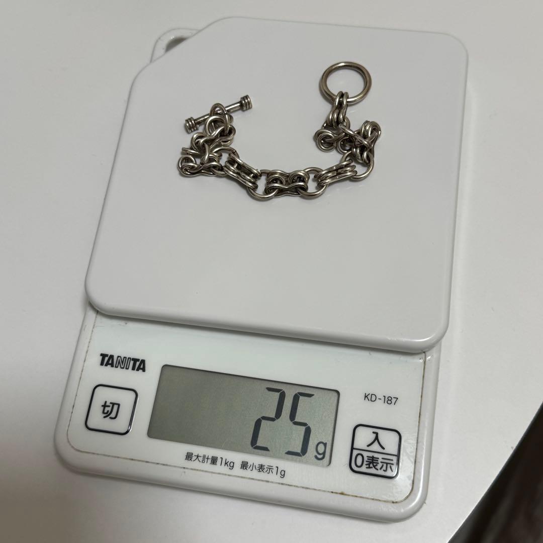 メキシカンジュエリー シルバー925 リンクチェーン ブレスレット