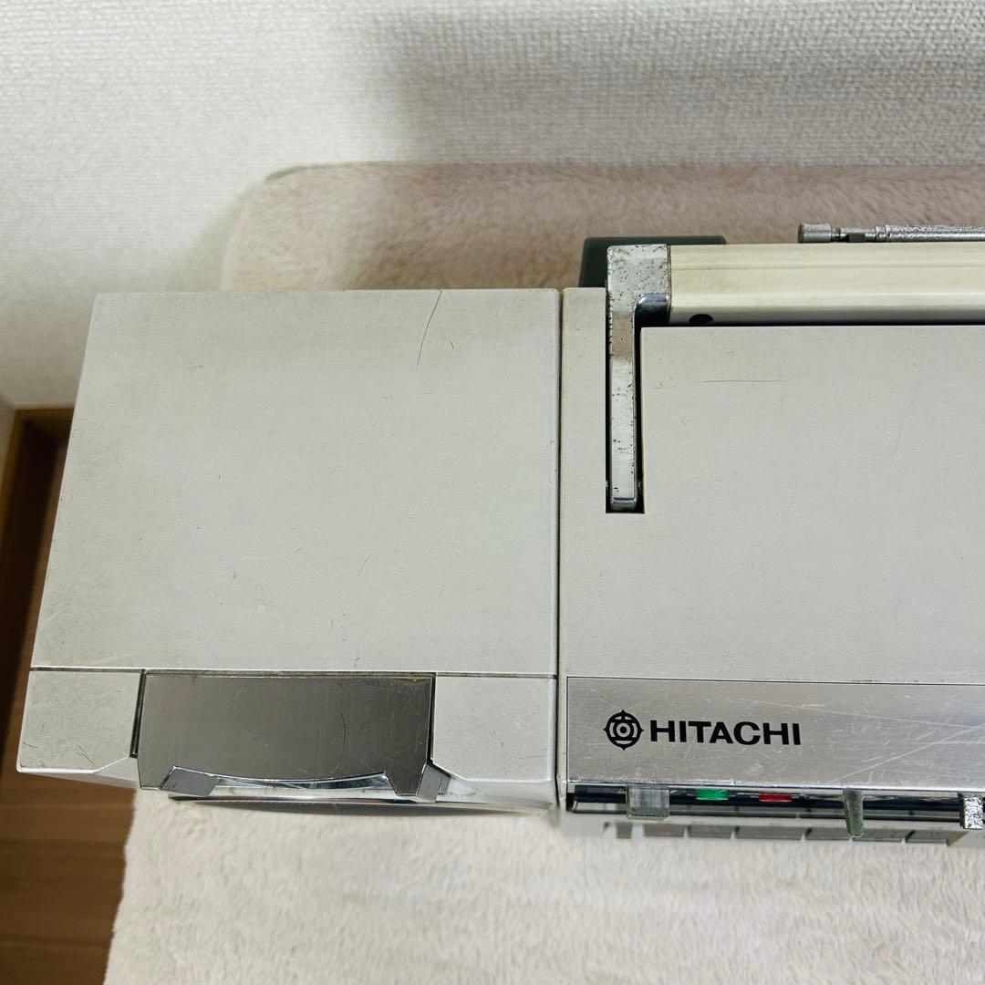 【希少】HITACHI TRK-W3 ラジカセ　バブル昭和レトロ　現状品